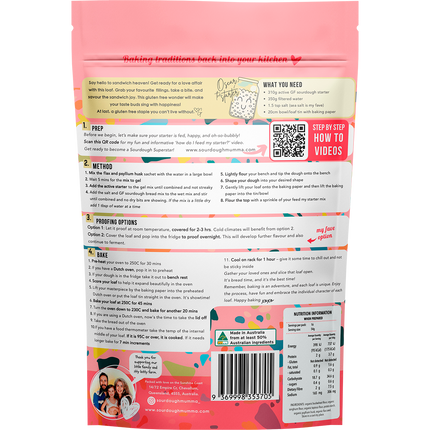 Sourdough Bread Mix Gluten Free