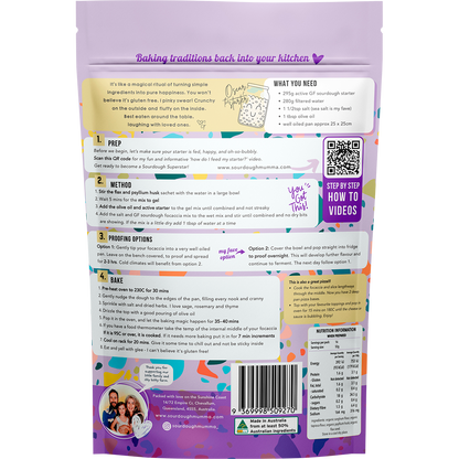 Sourdough Focaccia Mix Gluten Free