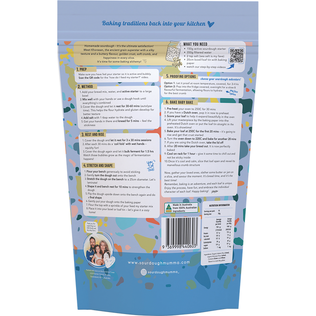 Khorasan Sourdough Bread Mix Traditional