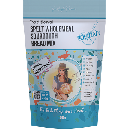 Spelt Wholemeal Sourdough Bread Mix Traditional