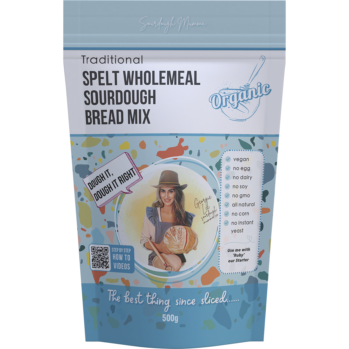 Spelt Wholemeal Sourdough Bread Mix Traditional