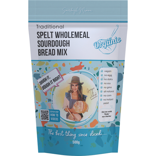Spelt Wholemeal Sourdough Bread Mix Traditional