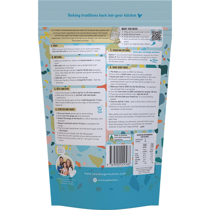 Spelt Wholemeal Sourdough Bread Mix Traditional