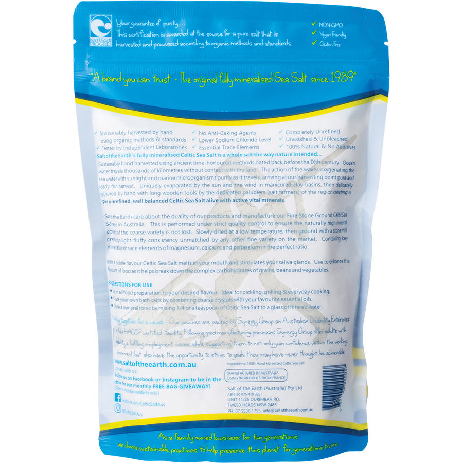 SALT OF THE EARTH Celtic Sea Salt Fine