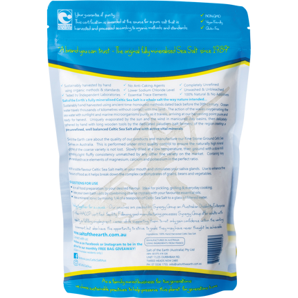 SALT OF THE EARTH Celtic Sea Salt Fine