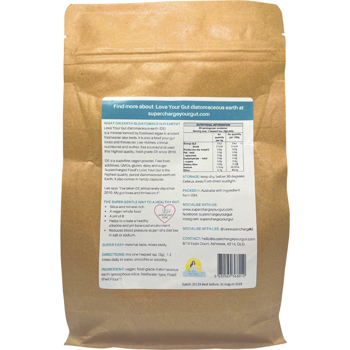 Love Your Gut Powder Diatomaceous Earth