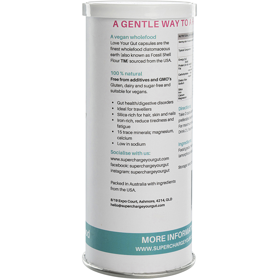 Love Your Gut Capsules Diatomaceous Earth