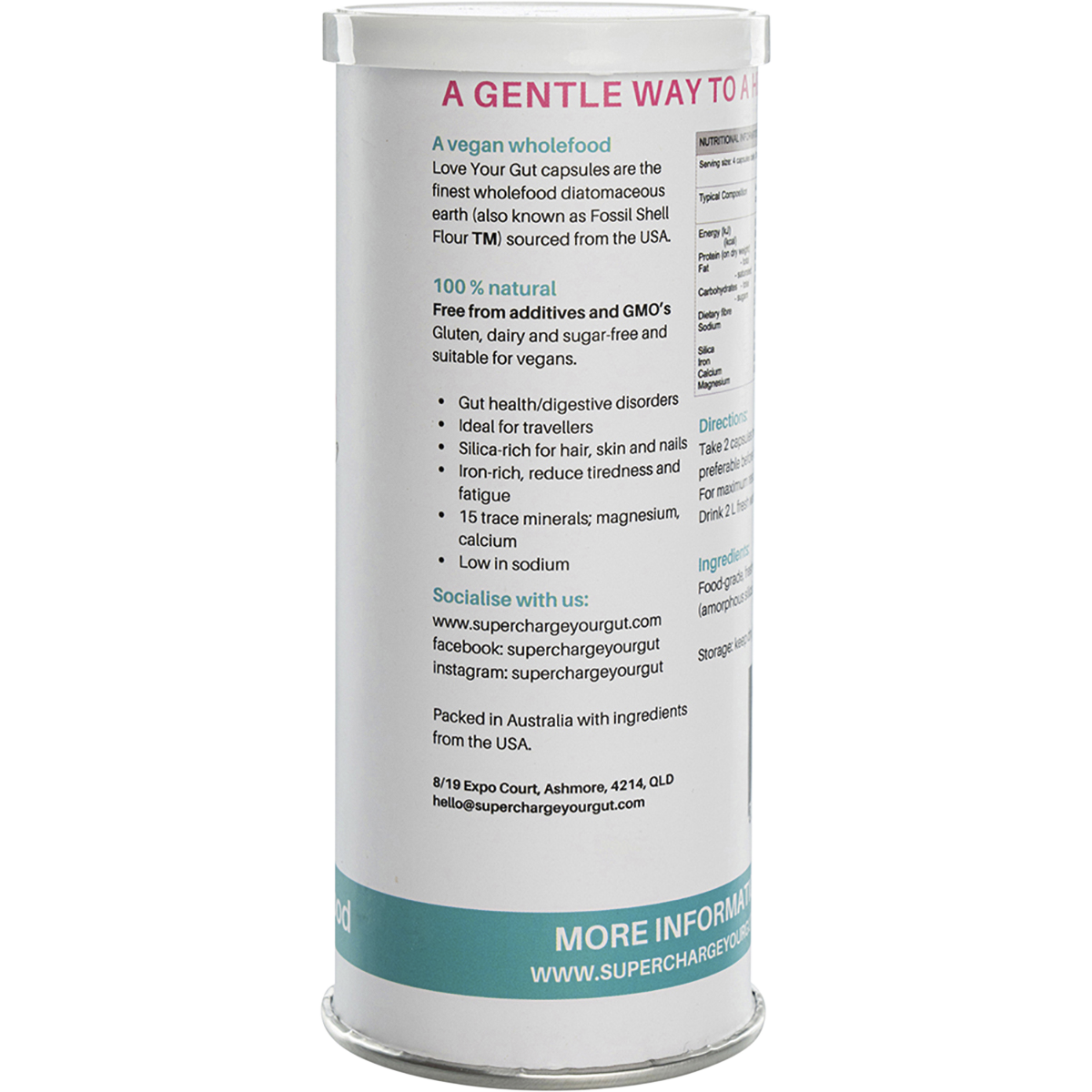 Love Your Gut Capsules Diatomaceous Earth