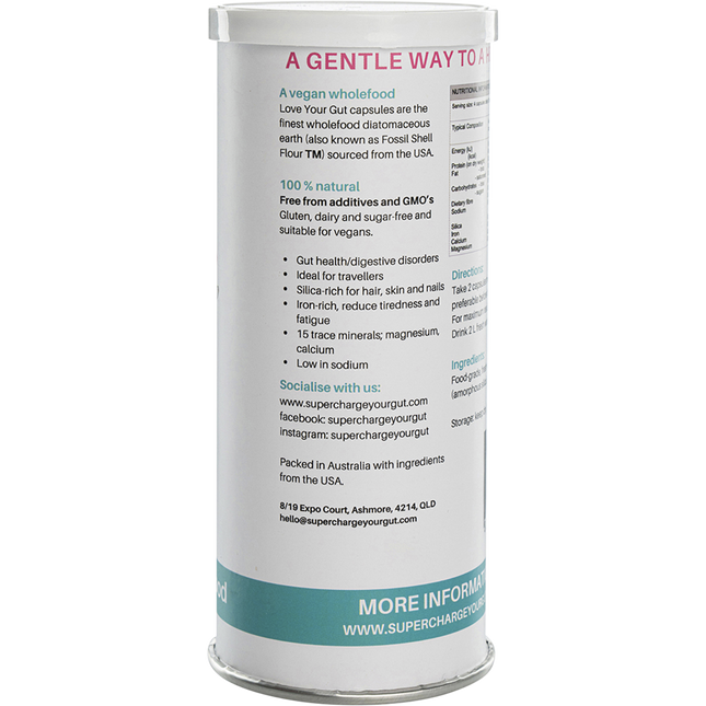 Love Your Gut Capsules Diatomaceous Earth