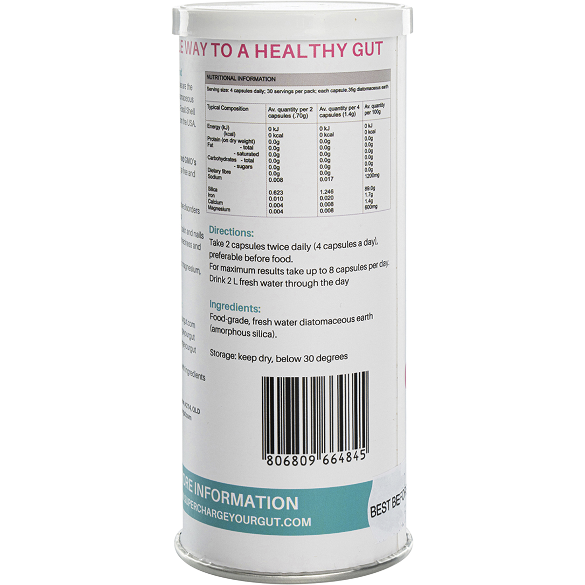 Love Your Gut Capsules Diatomaceous Earth