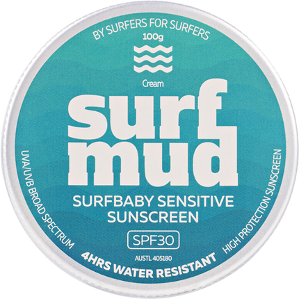 Surfbaby Sensitive Sunscreen SPF 30 Tin