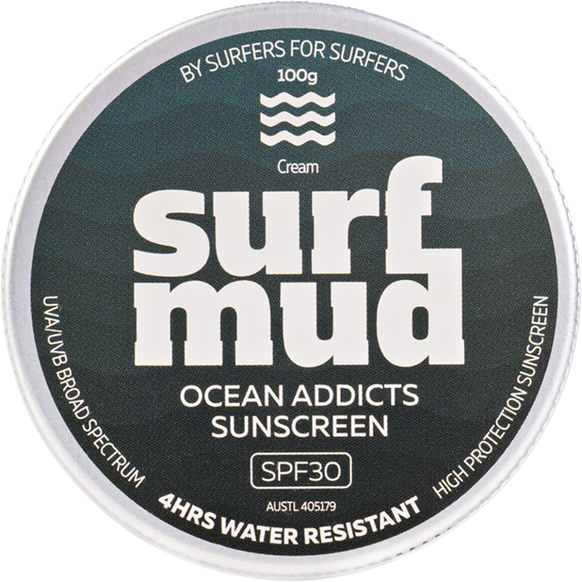 Ocean Addicts Sunscreen SPF 30 Tin