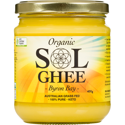 Organic Ghee - Front View