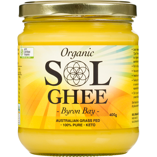 Organic Ghee - Front View