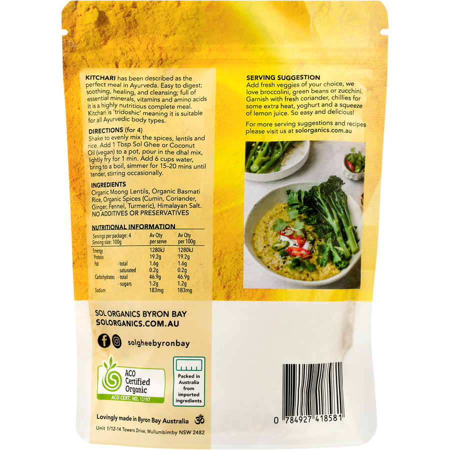 Kitchari Moong Dhal & Basmati Rice Mix