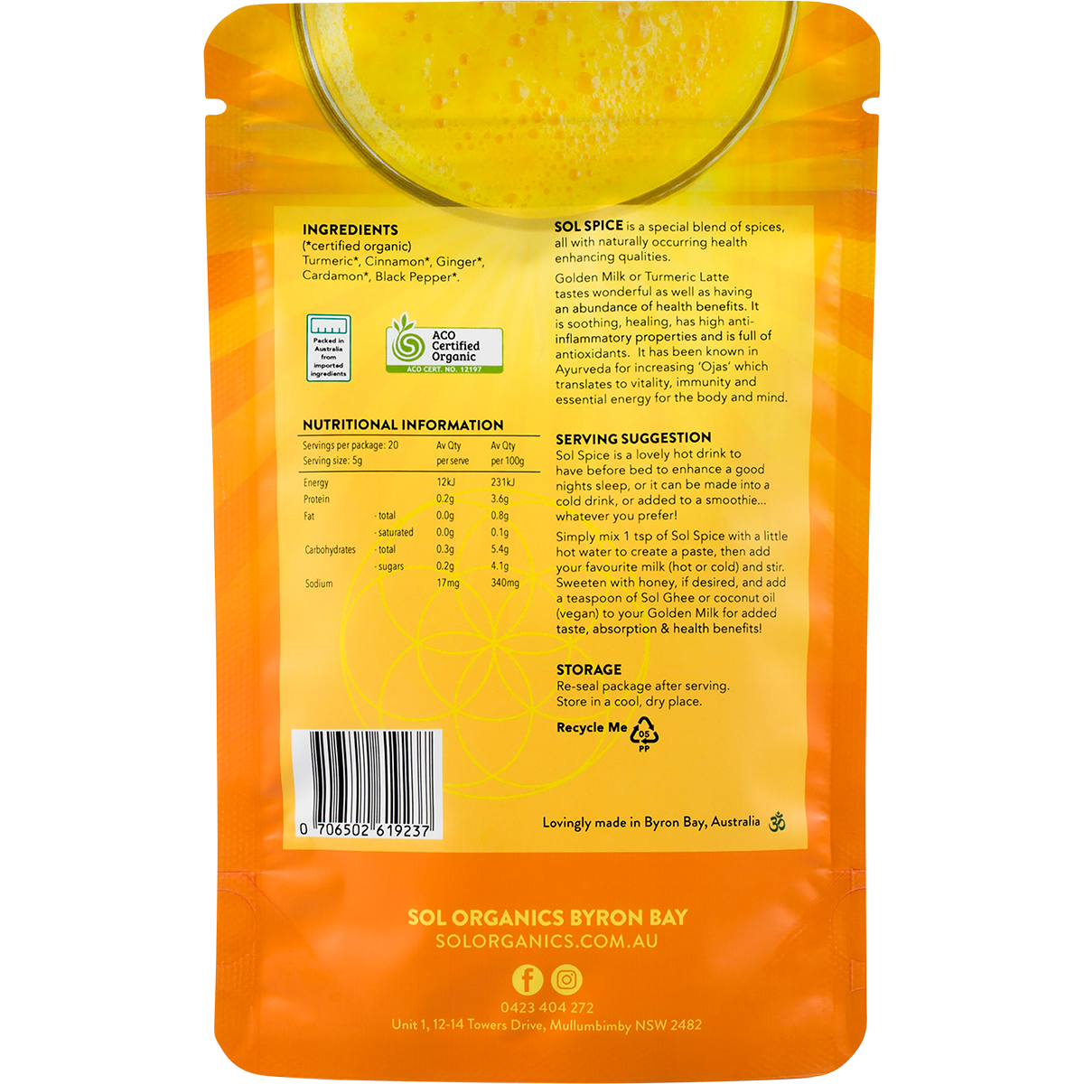 Golden Milk Turmeric Blend