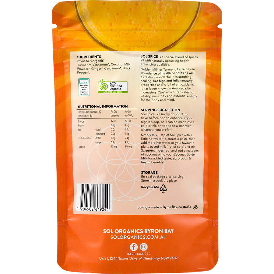 Coconut Golden Milk Turmeric Blend