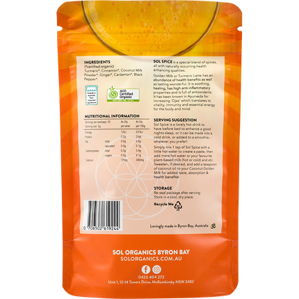 Coconut Golden Milk Turmeric Blend