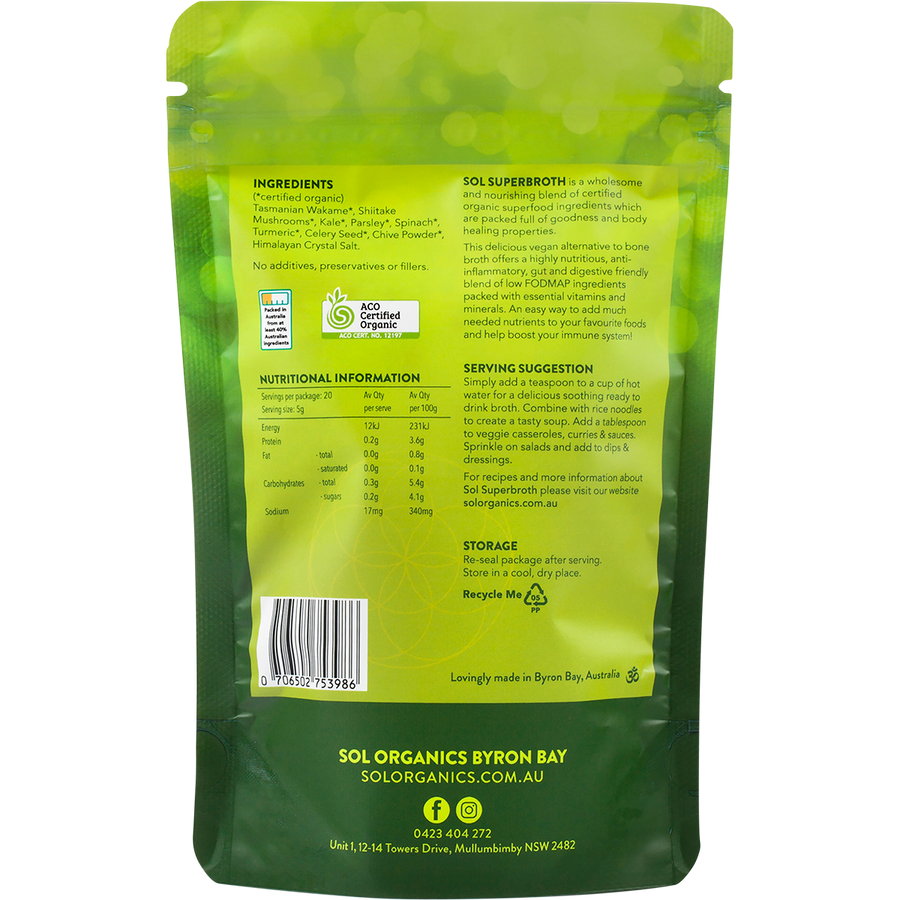 Superbroth Vegan Friendly Broth