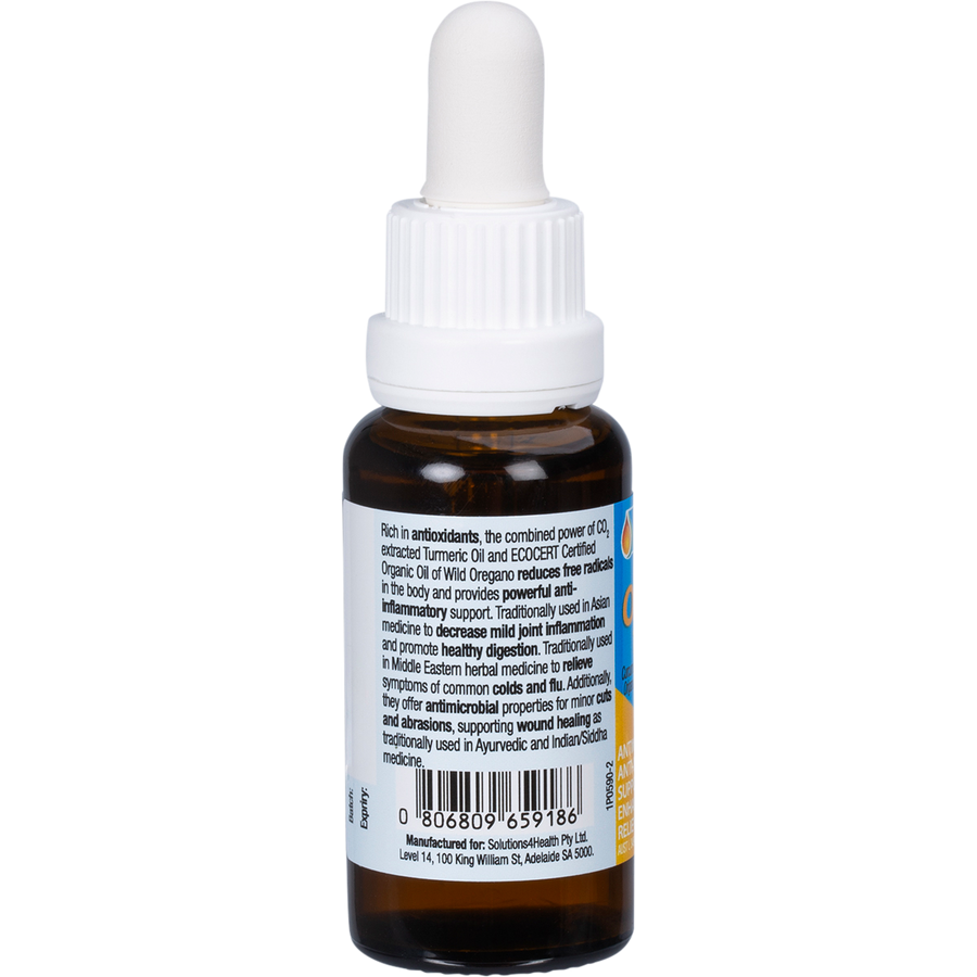 Oil of Wild Oregano with Turmeric Oil for health benefits