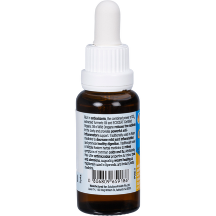 Oil of Wild Oregano with Turmeric Oil for health benefits