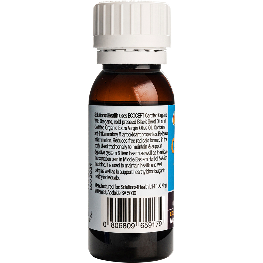 Oil of Wild Oregano with Black Seed Oil solutions 4 health oregano oil