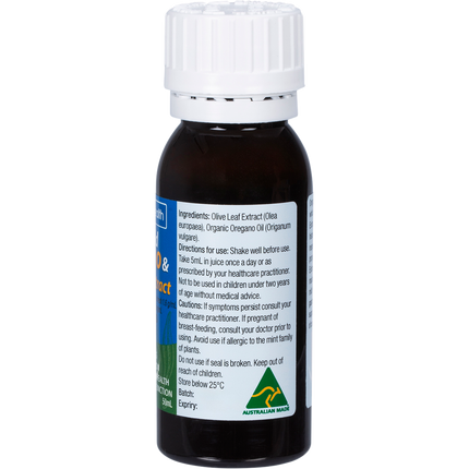 Fortified Defence Wild Oregano Olive Leaf & Peppermint solutions 4 health oregano olive leaf