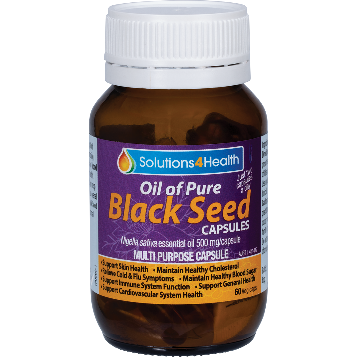 Oil of Pure Black Seed VegeCaps
