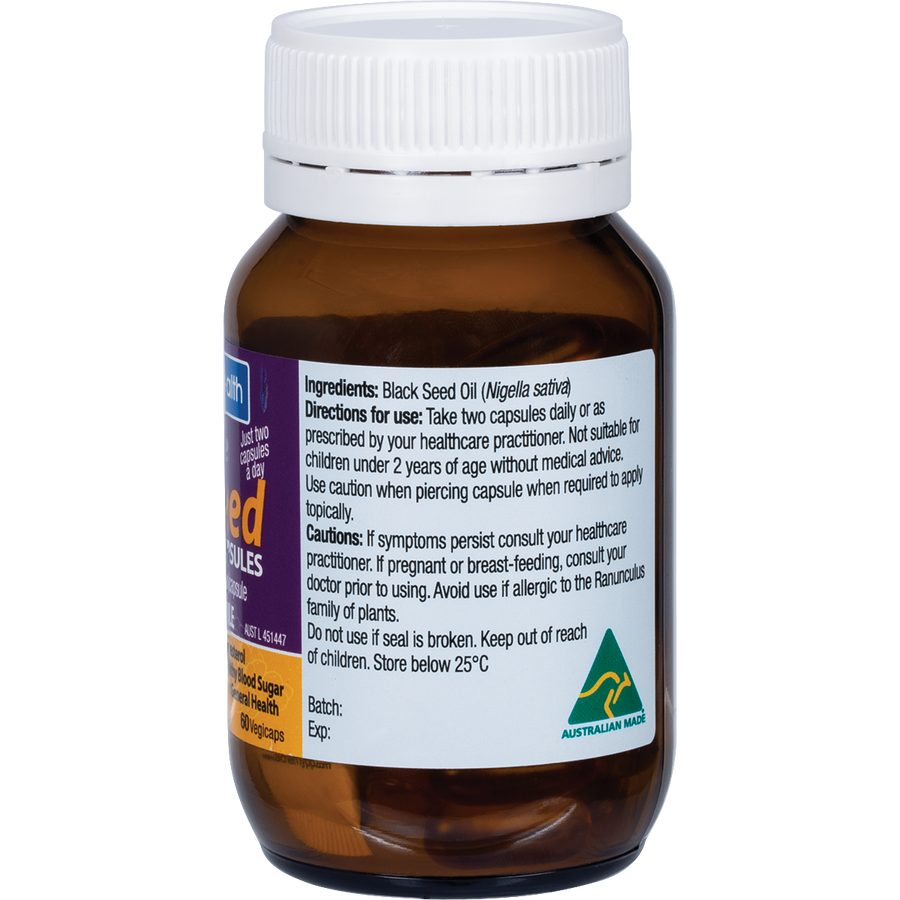 Oil of Pure Black Seed VegeCaps from Solutions 4 Health