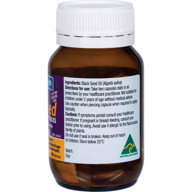 Oil of Pure Black Seed VegeCaps