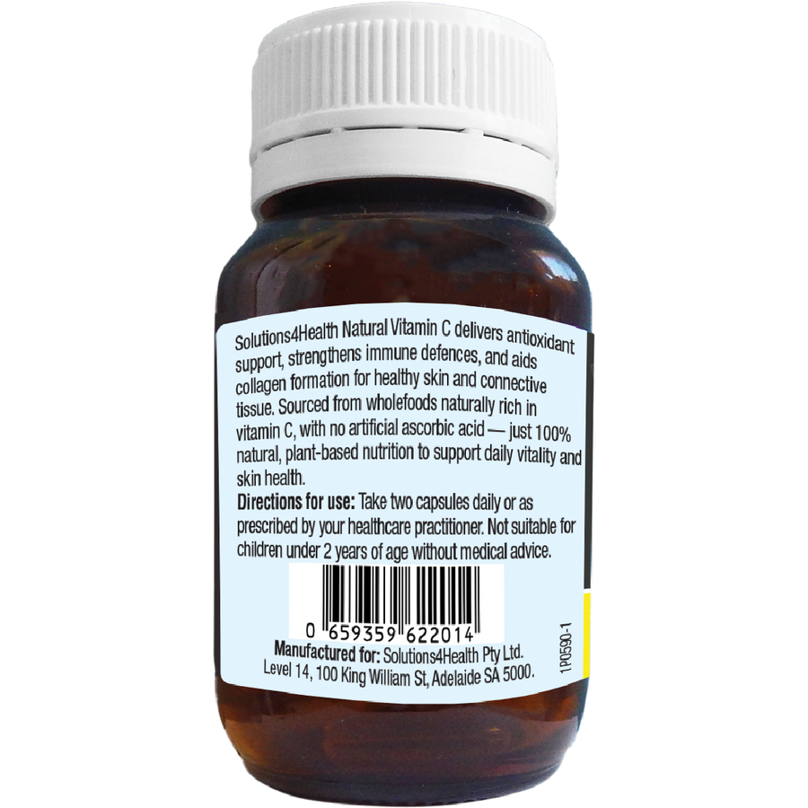 Natural Vitamin C - Left Side View