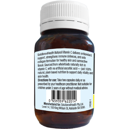 Natural Vitamin C - Left Side View