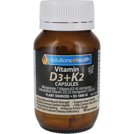 Vitamin D3+K2 - Front View