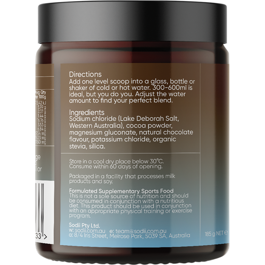 Everyday Hydration Salts Salty Chocolate - Left Side View