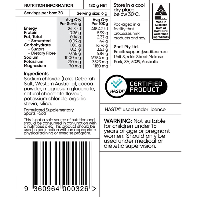 Everyday Hydration Salts Salty Chocolate - Front View