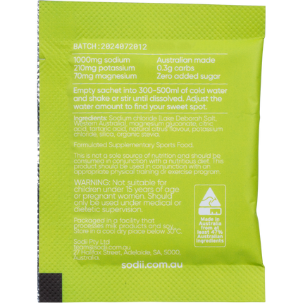 Sodii Everyday Hydration Salts – Salty Citrus Electrolytes