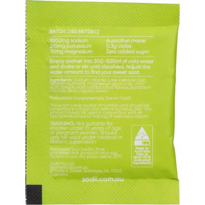 Sodii Everyday Hydration Salts Salty Citrus 30pk