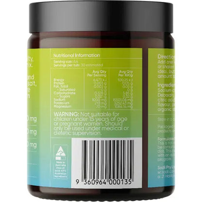 Sodii Everyday Hydration Salts Salty Citrus 185g