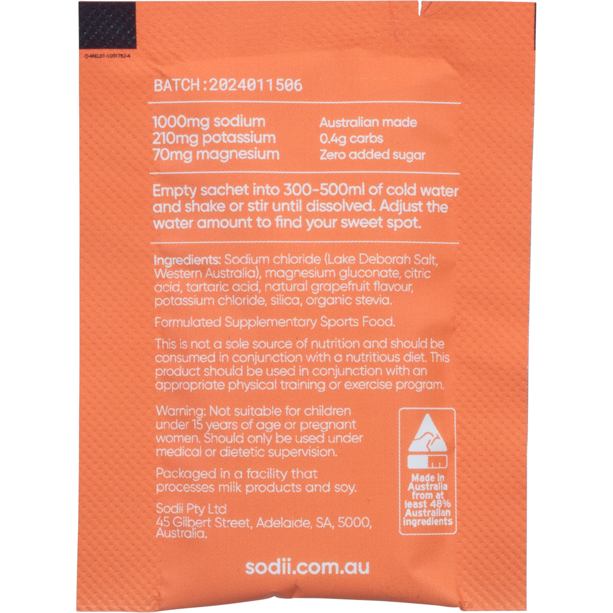 Everyday Hydration Salts Salty Grapefruit