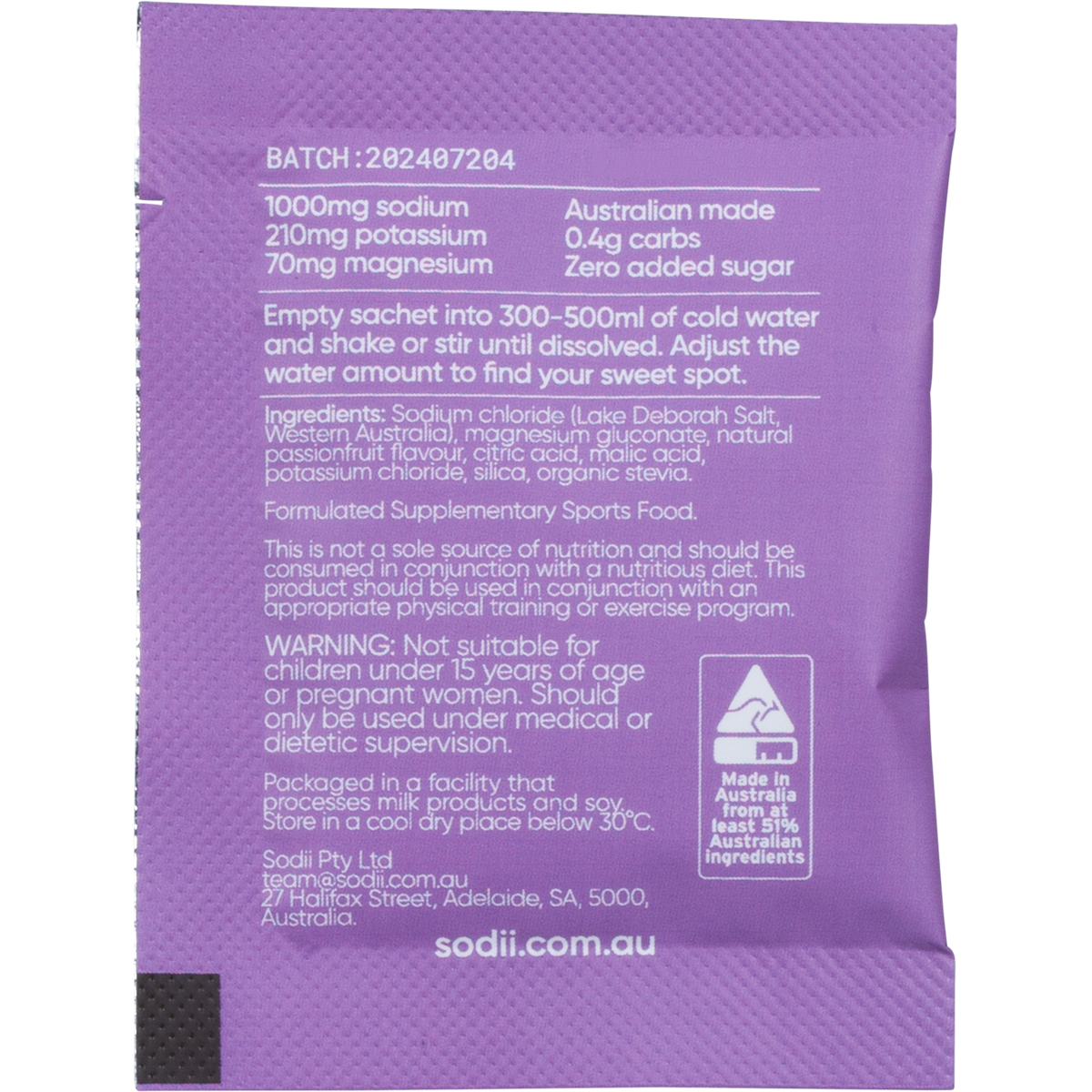 Everyday Hydration Salts Salty Passionfruit