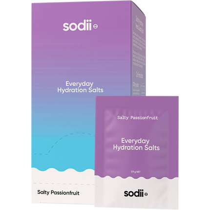 Sodii Everyday Hydration Salts – Salty Passionfruit Electrolytes