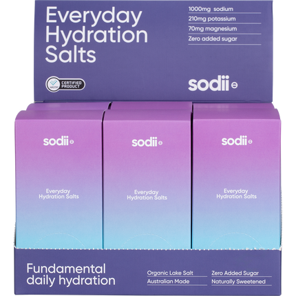Sodii Everyday Hydration Salts – Salty Passionfruit Electrolytes