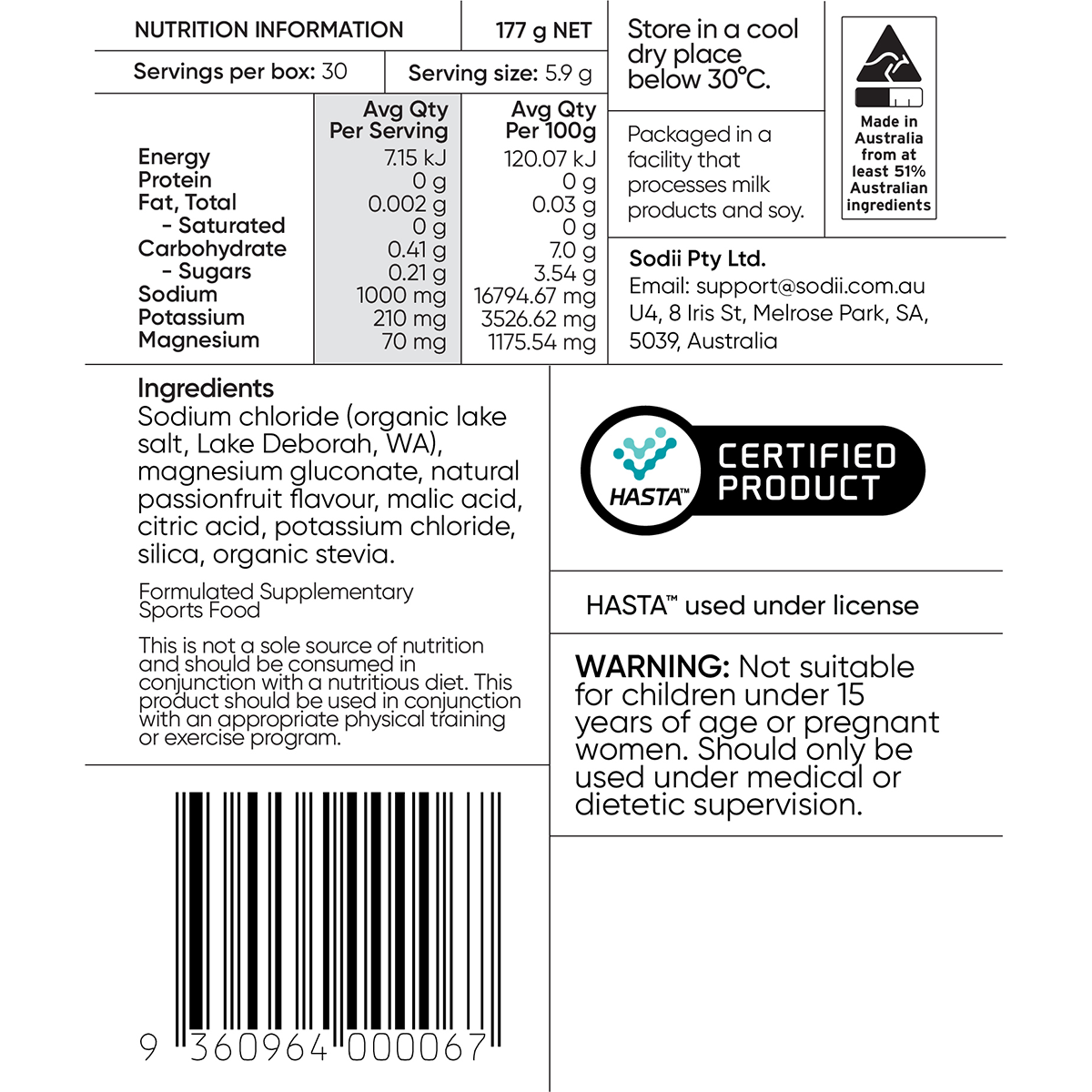 Everyday Hydration Salts Salty Passionfruit