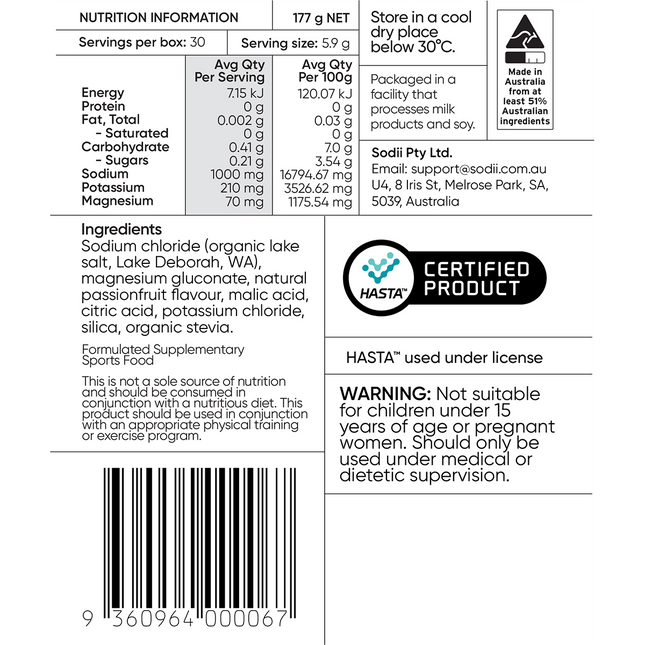 Everyday Hydration Salts Salty Passionfruit