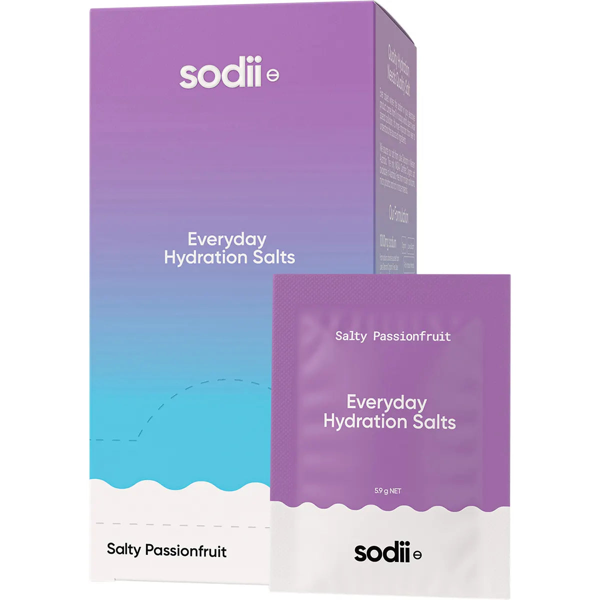 Sodii Everyday Hydration Salts Salty Passionfruit 30pk