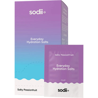 Sodii Everyday Hydration Salts Salty Passionfruit 30pk