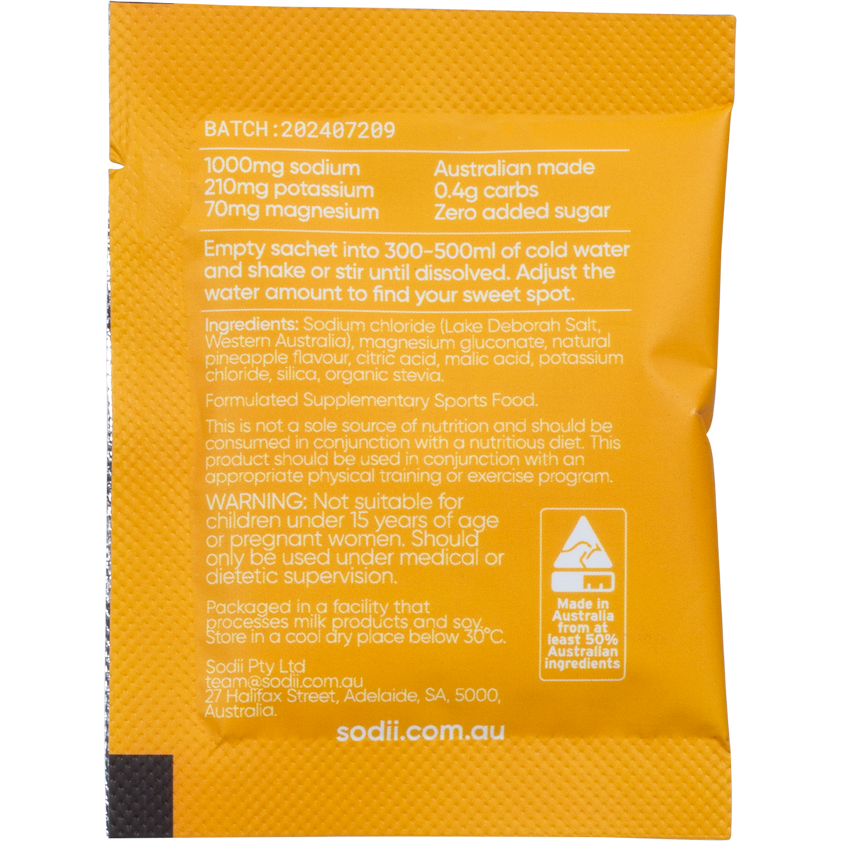 Everyday Hydration Salts Salty Pineapple