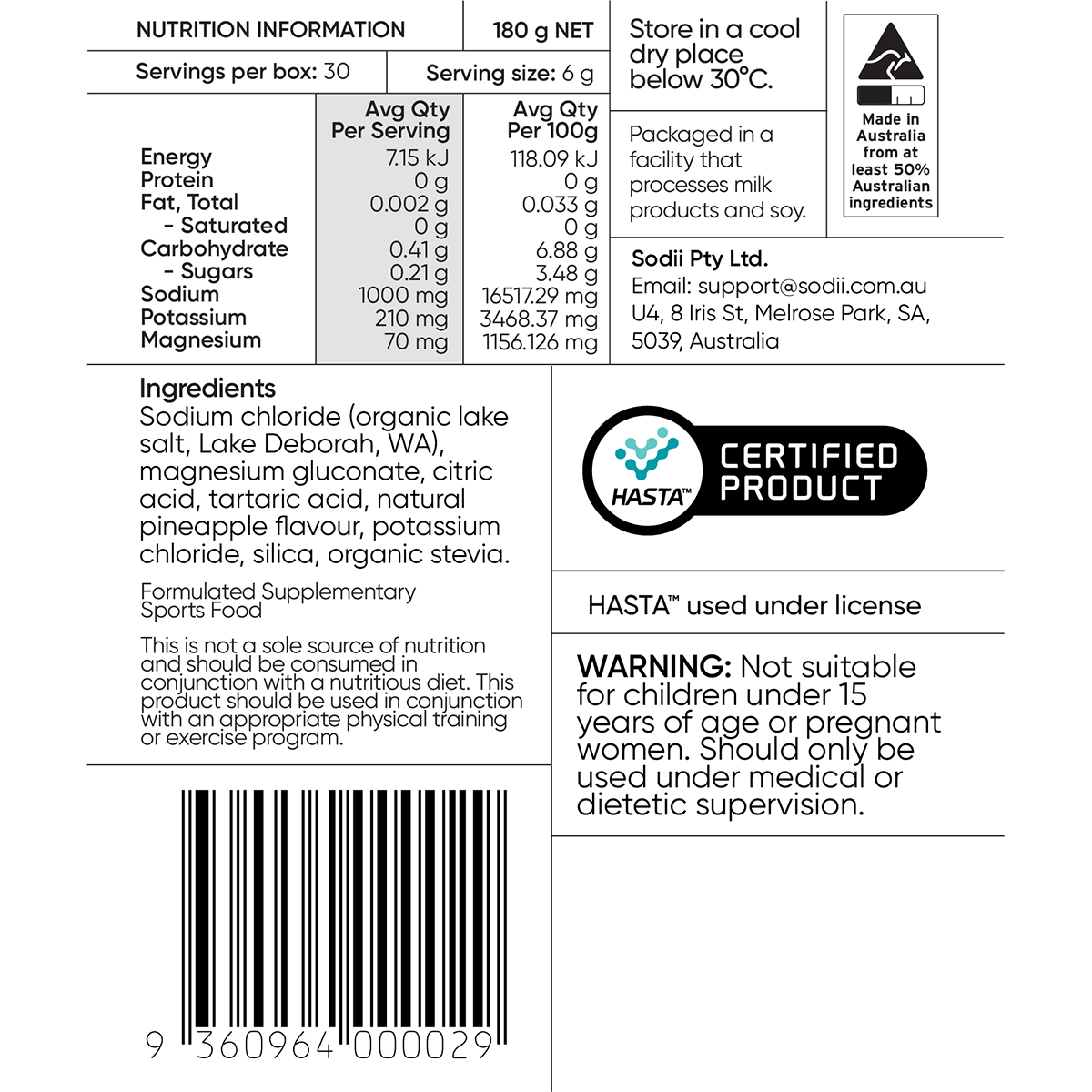 Everyday Hydration Salts Salty Pineapple