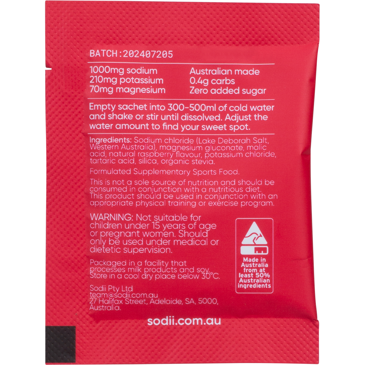Everyday Hydration Salts Salty Raspberry