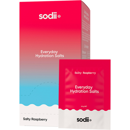 Sodii Everyday Hydration Salts – Salty Raspberry (185g)